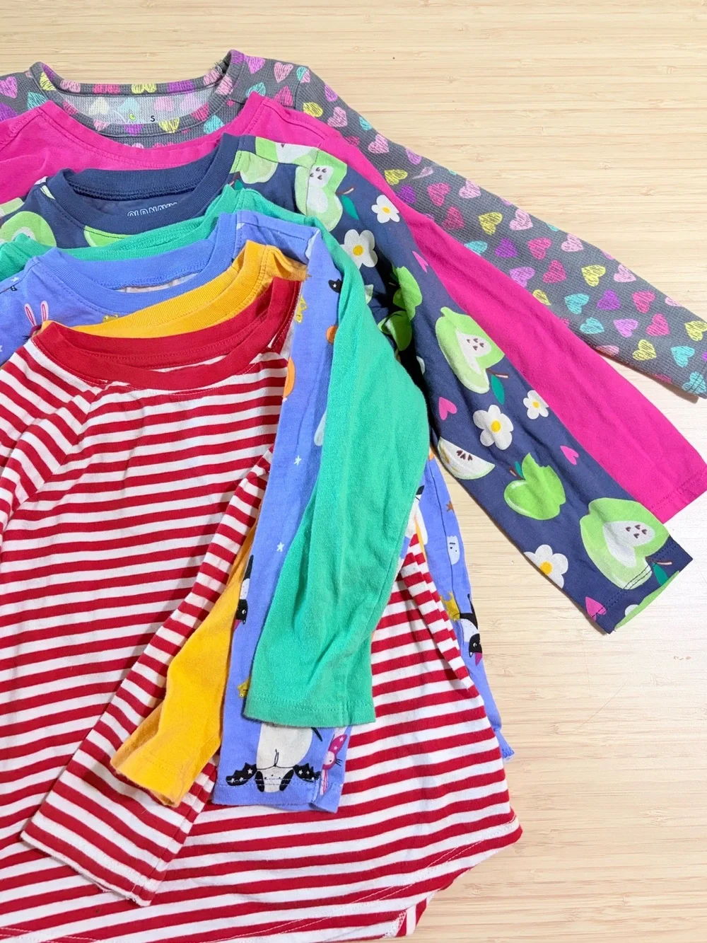 Long sleeve tees-BUNDLE-5T